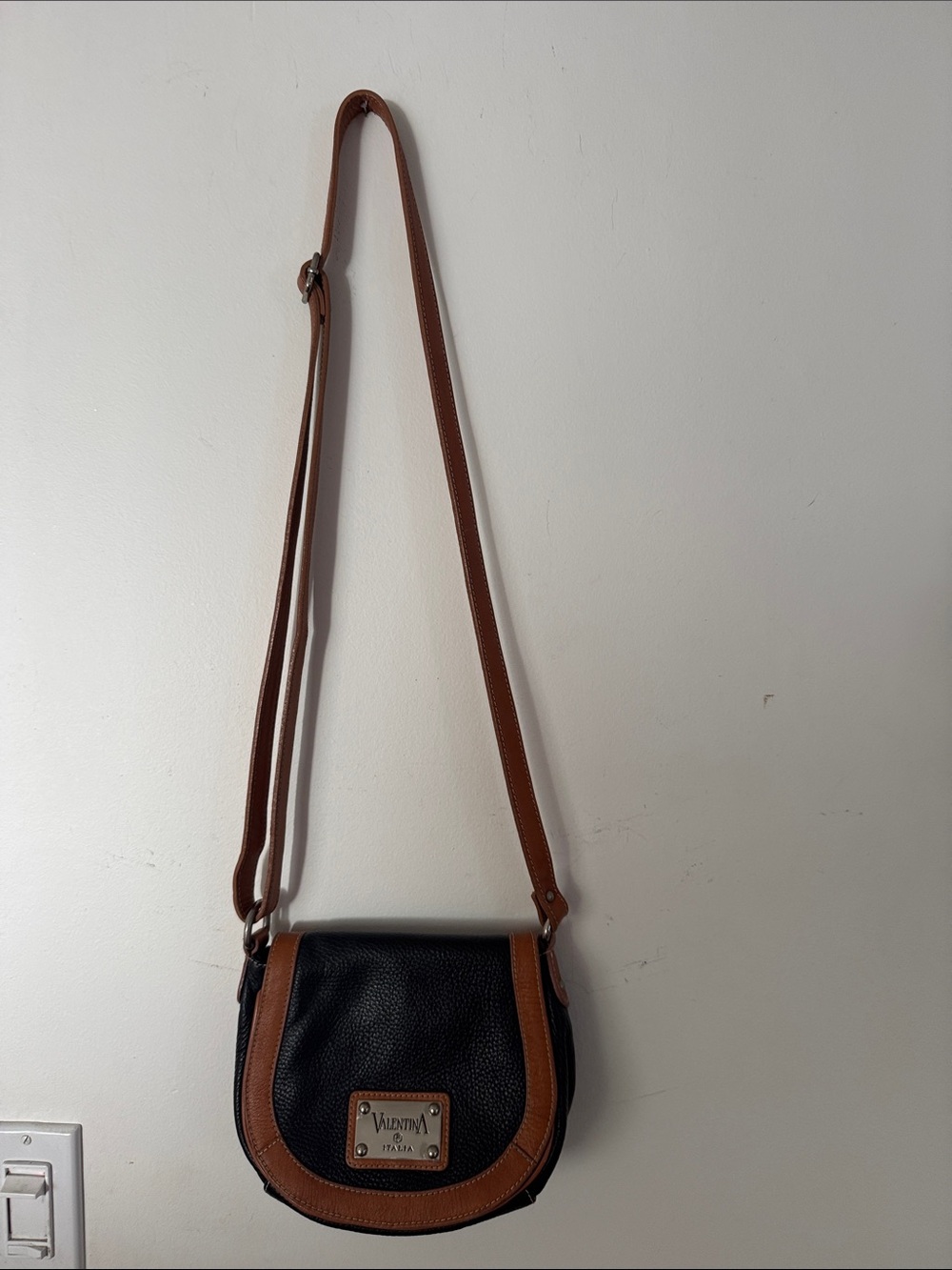 Valentina Italia Leather Crossbody Bag